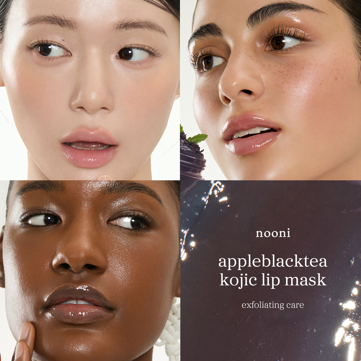 nooni appleblacktea kojic lip mask