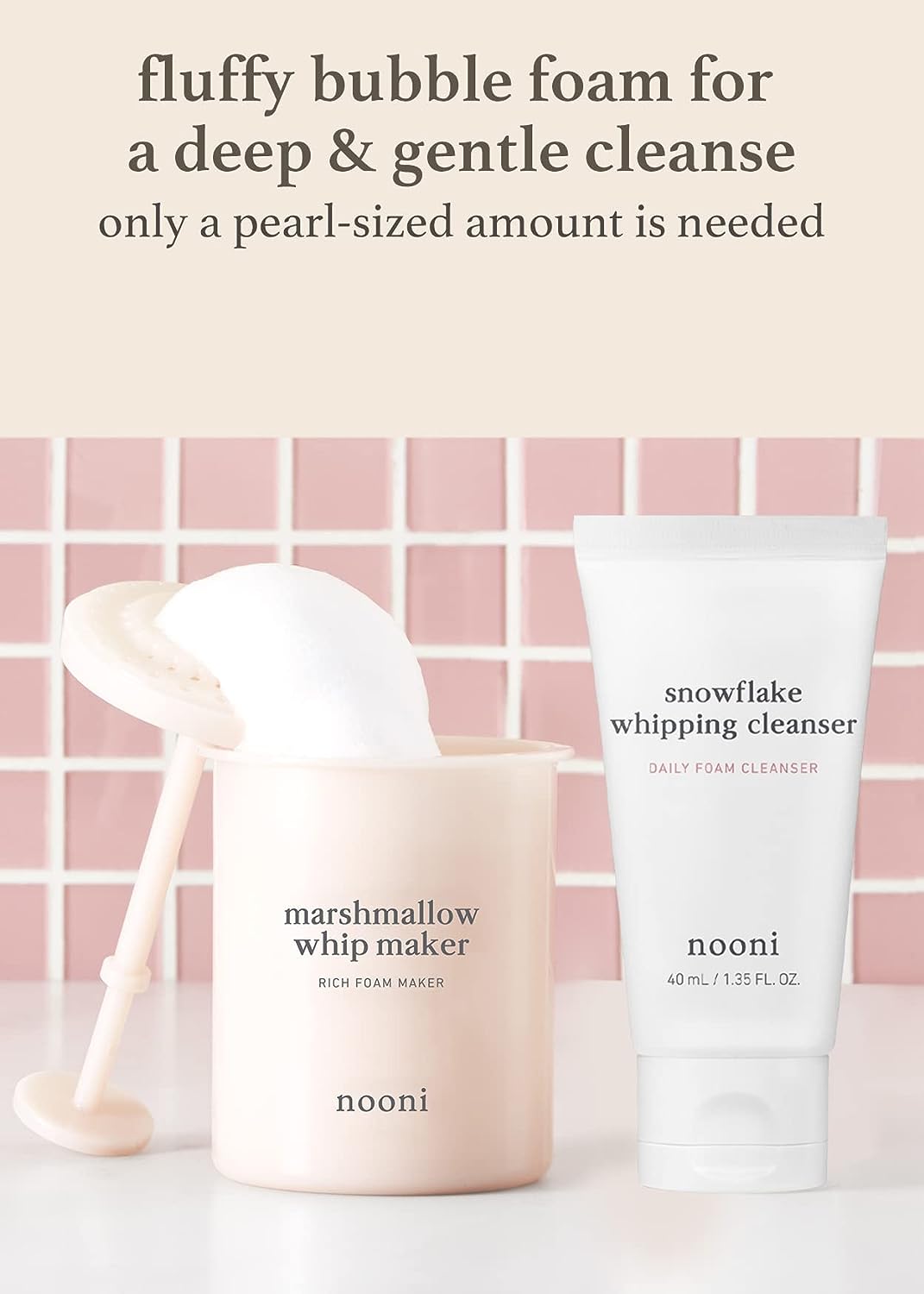 nooni 2 - in - 1 much needed facial cleansing kit - Nooni