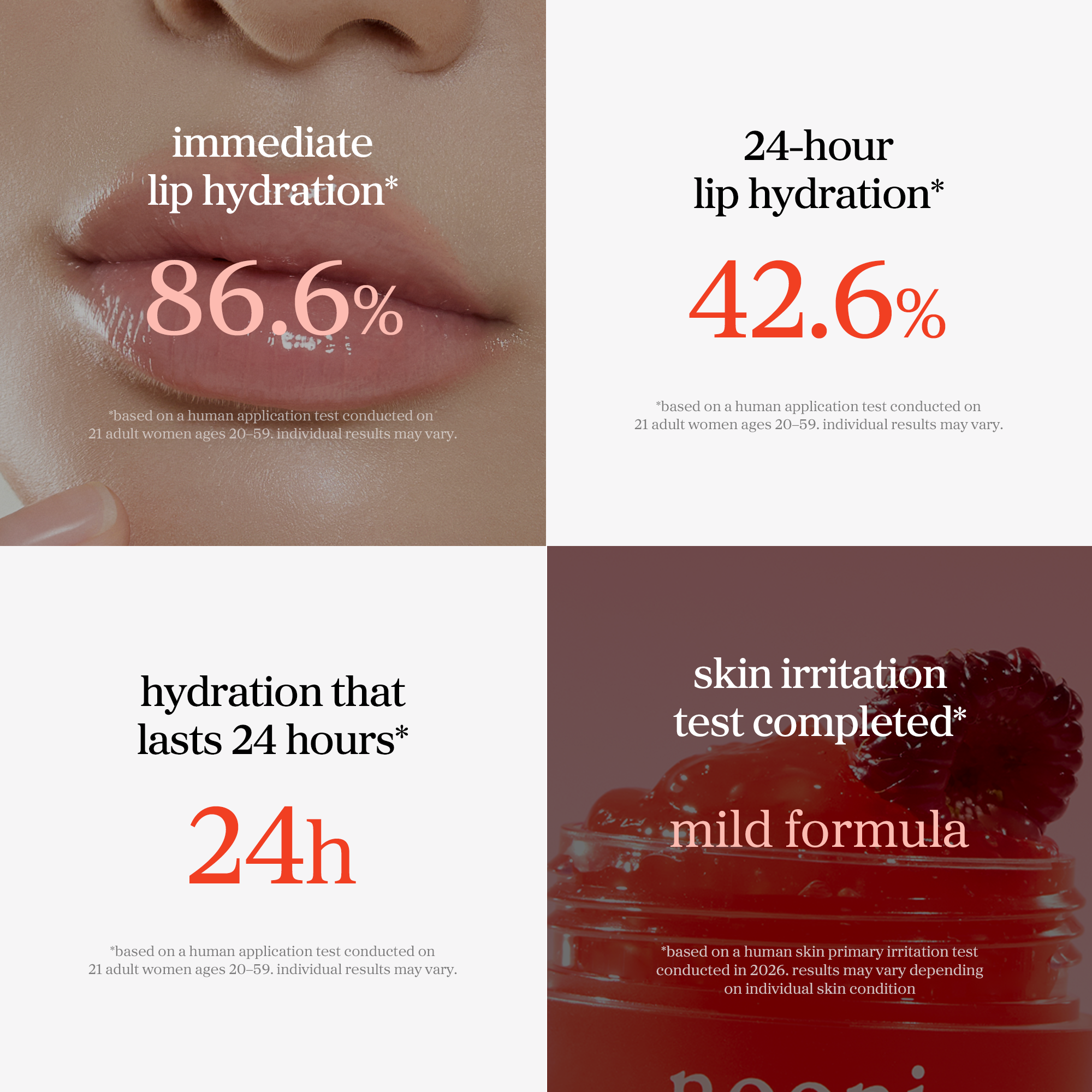 nooni appleberry peptide lip mask