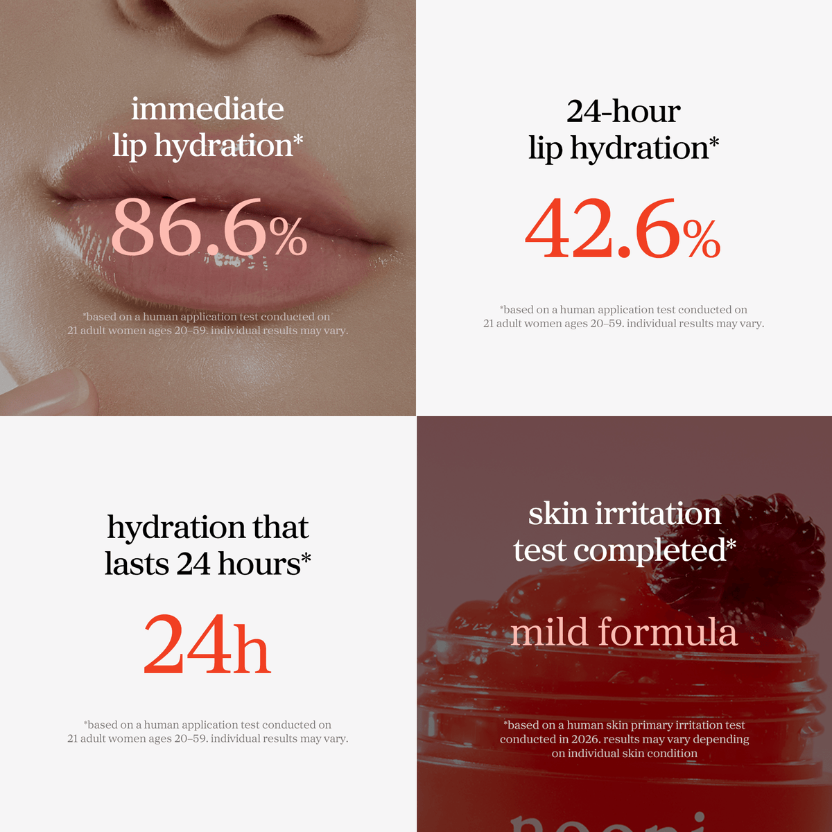 nooni appleberry peptide lip mask - nooni