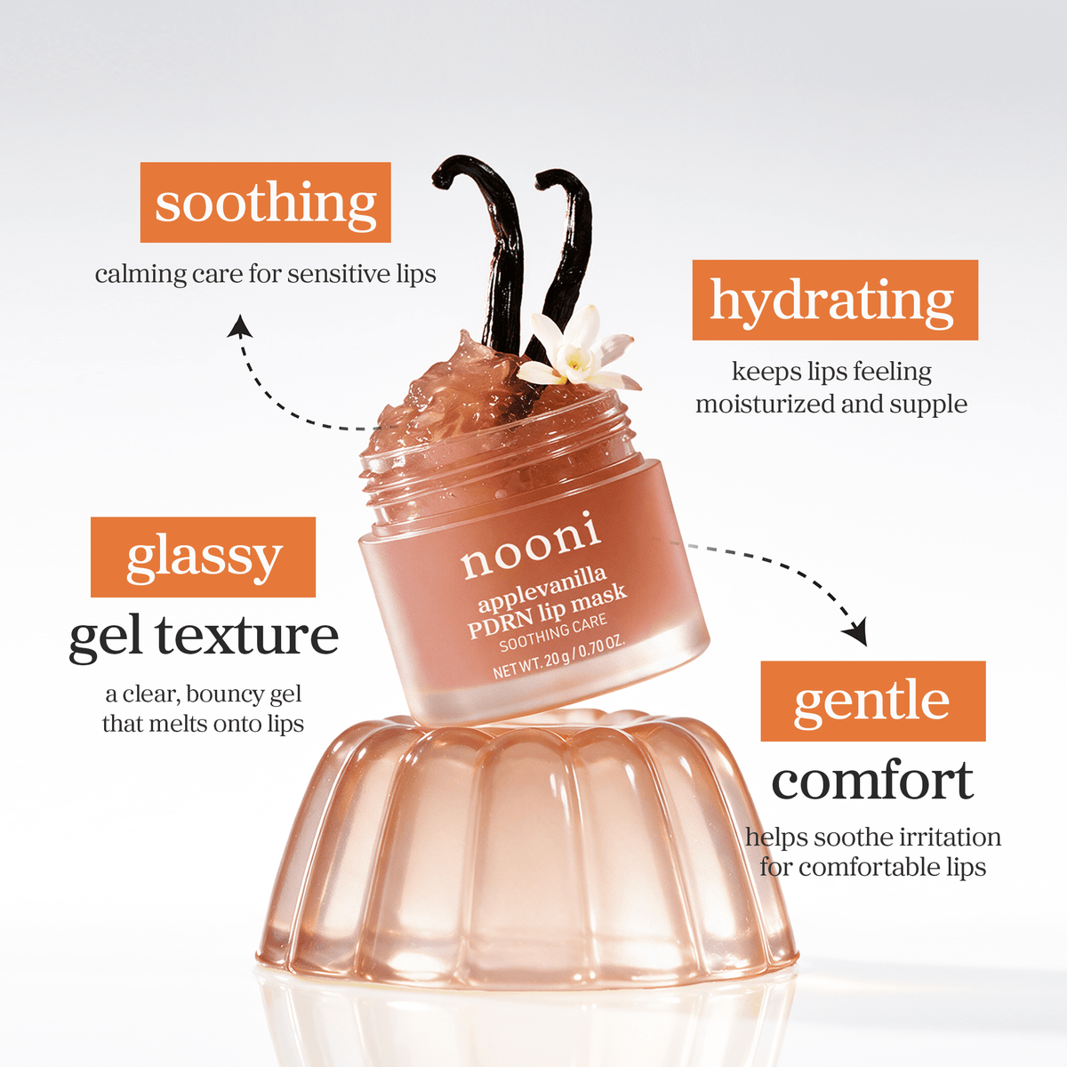nooni applevanilla PDRN lip mask - nooni