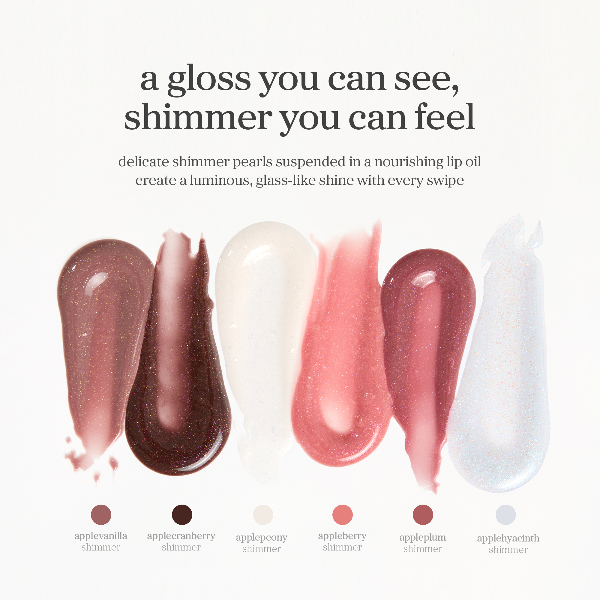 Lip Oil: Shimmer Collection (6-Pack)
