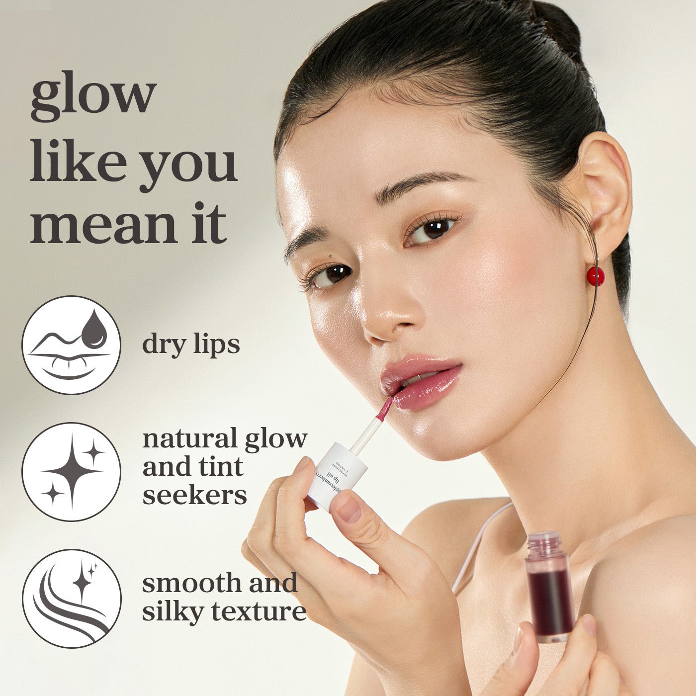 nooni applecranberry lip oil - nooni