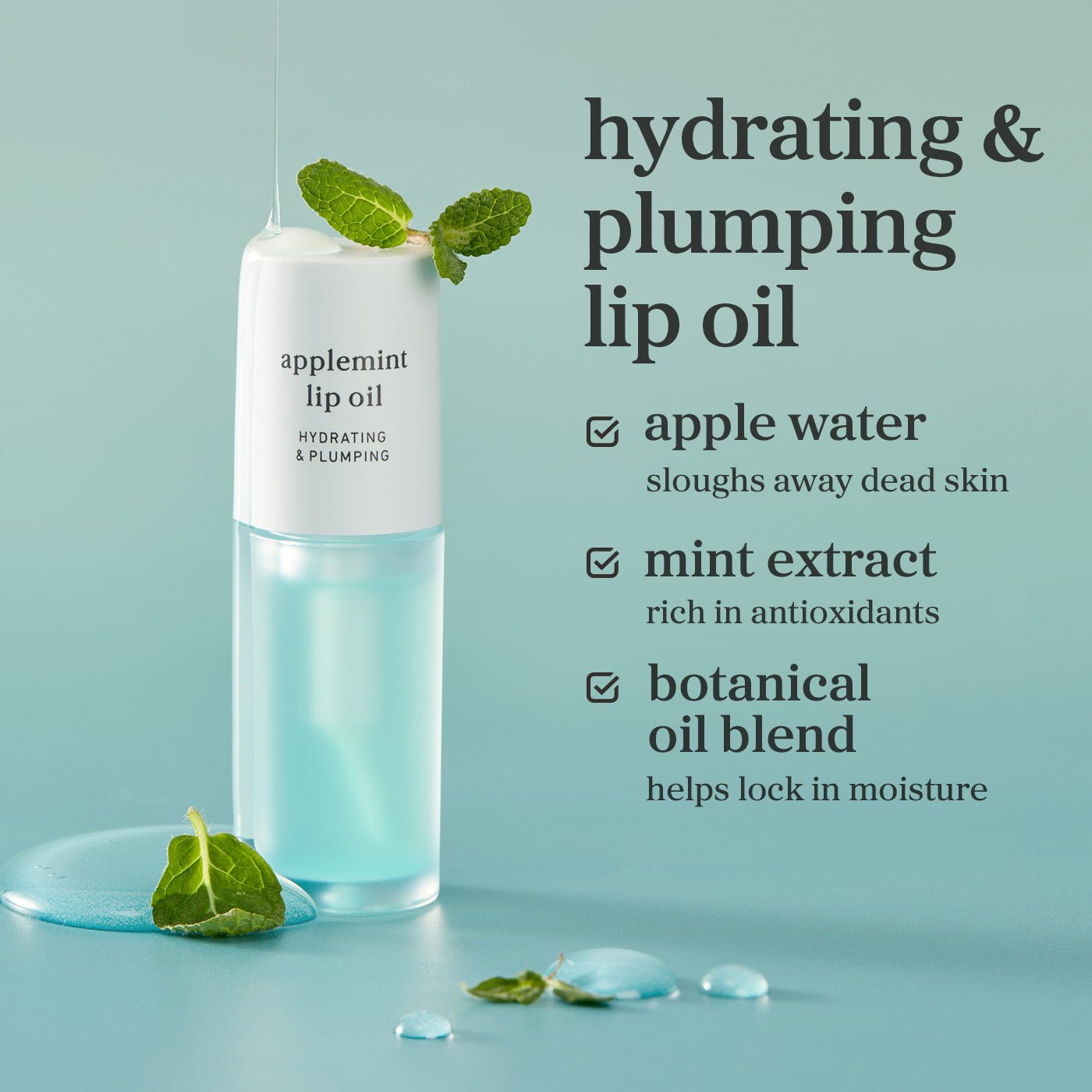 nooni applemint lip oil - nooni