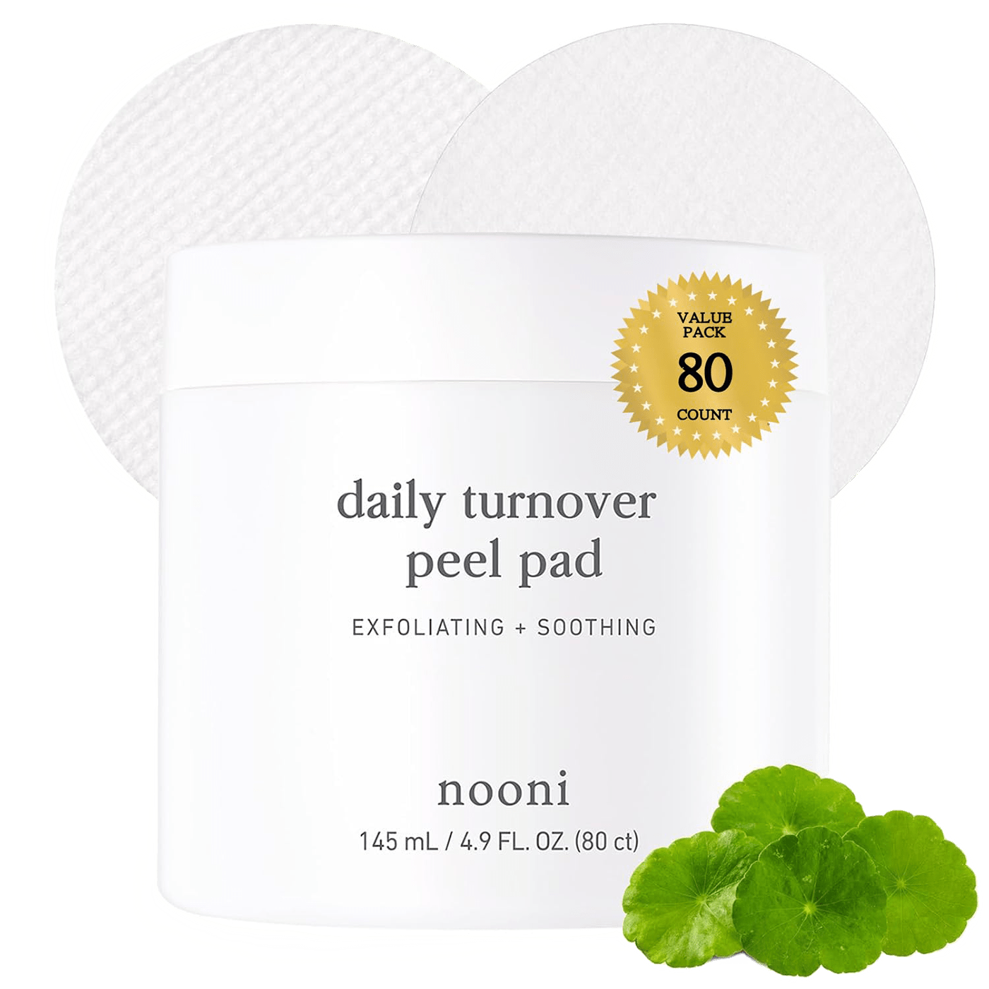 nooni daily turnover peel pad (80 Count) - Nooni