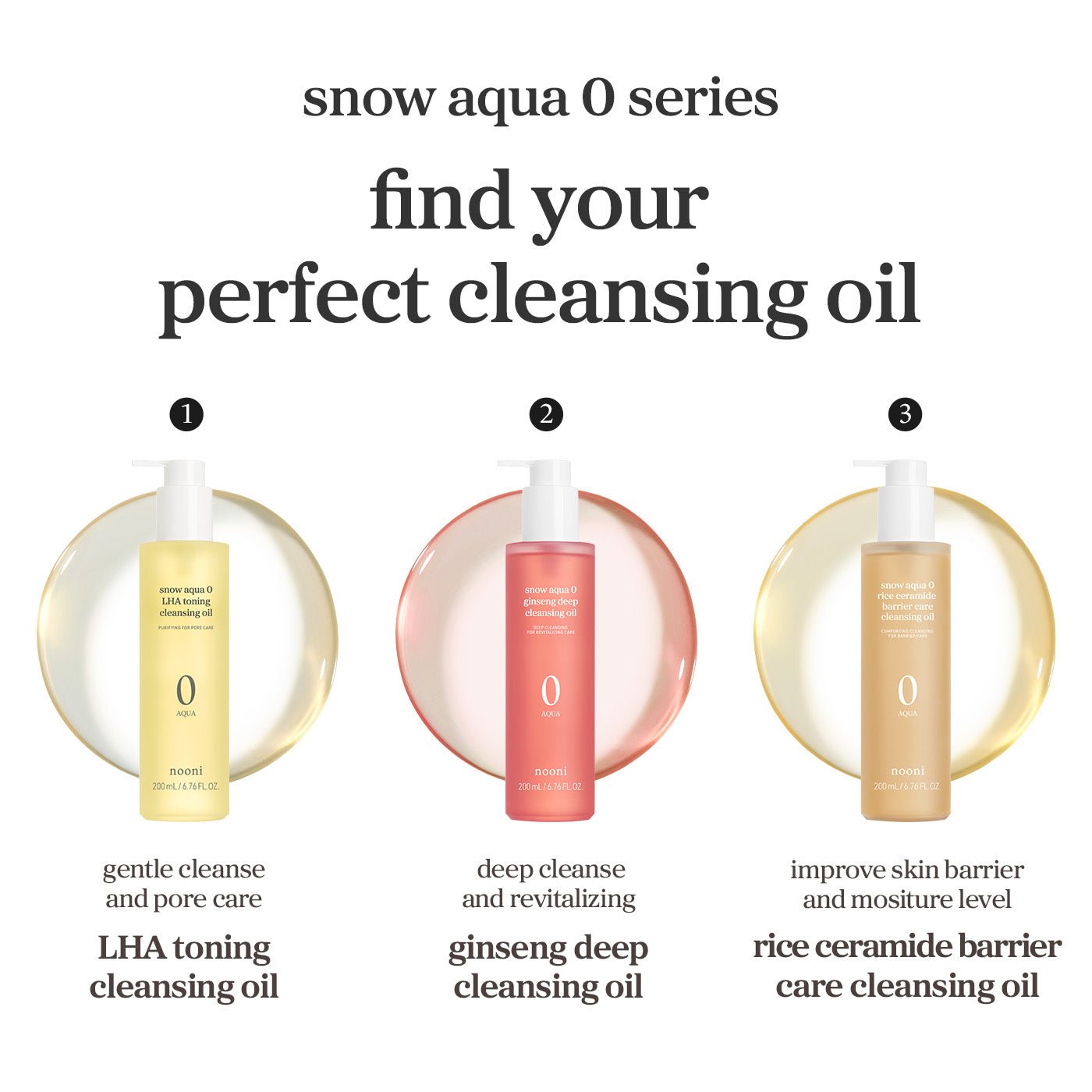 Korean Cleansing Oil Collection (3 - Pack) - Nooni