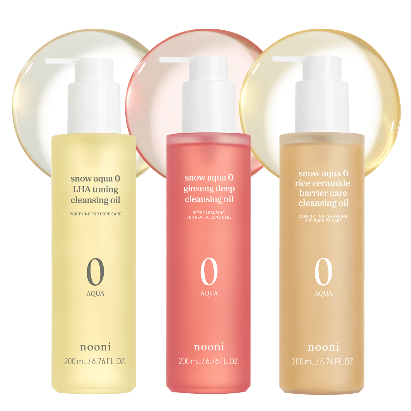 Korean Cleansing Oil Collection (3 - Pack) - Nooni