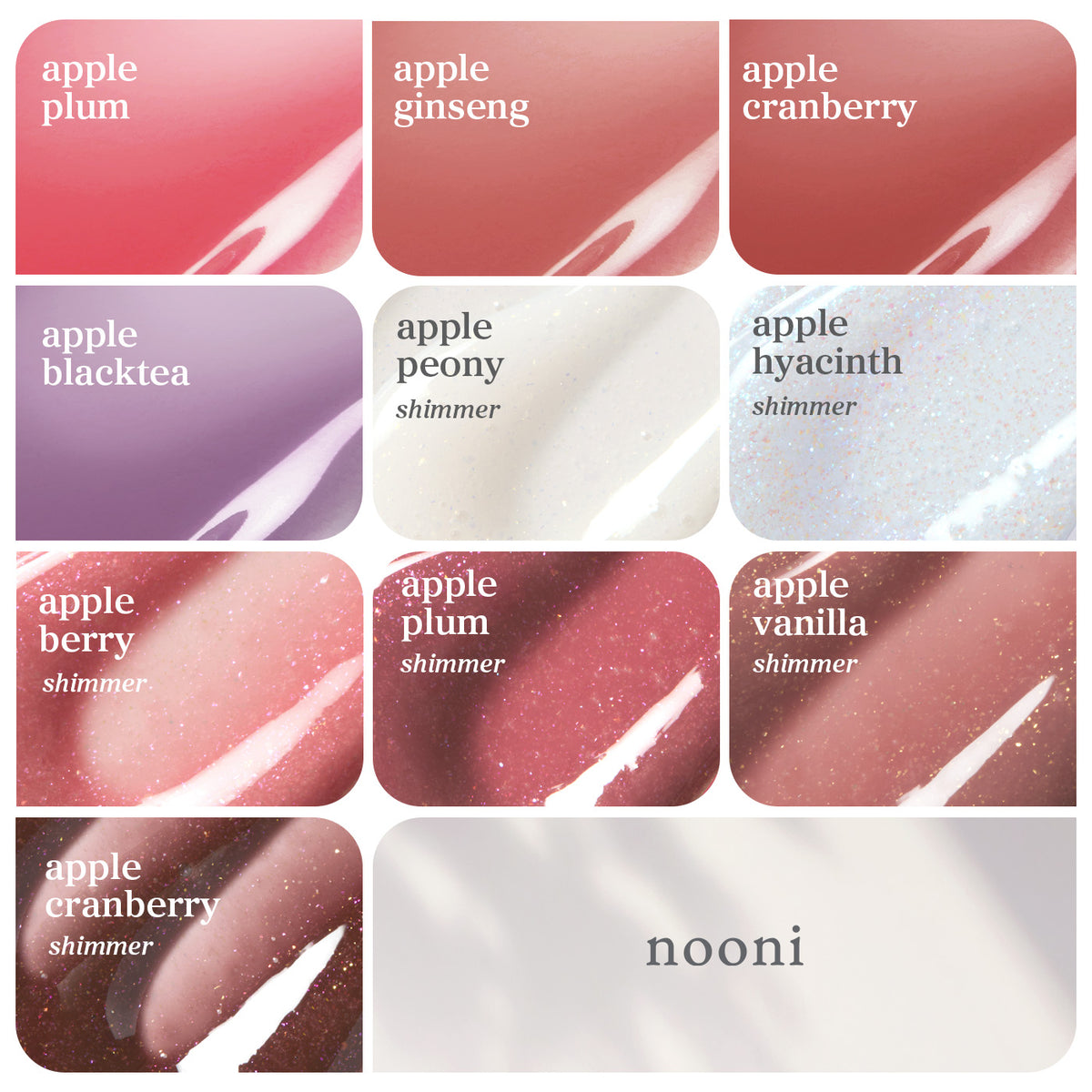 Lip Oil: Viral Tinted & Shimmer Collection (10-Pack)