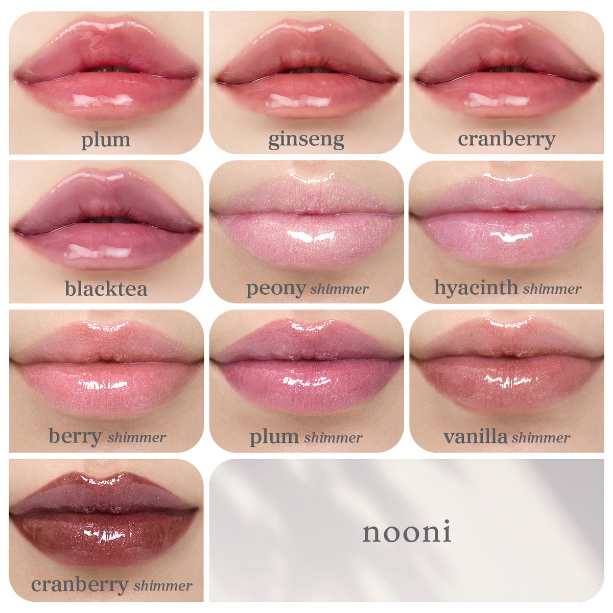 Lip Oil: Viral Tinted & Shimmer Collection (10-Pack)