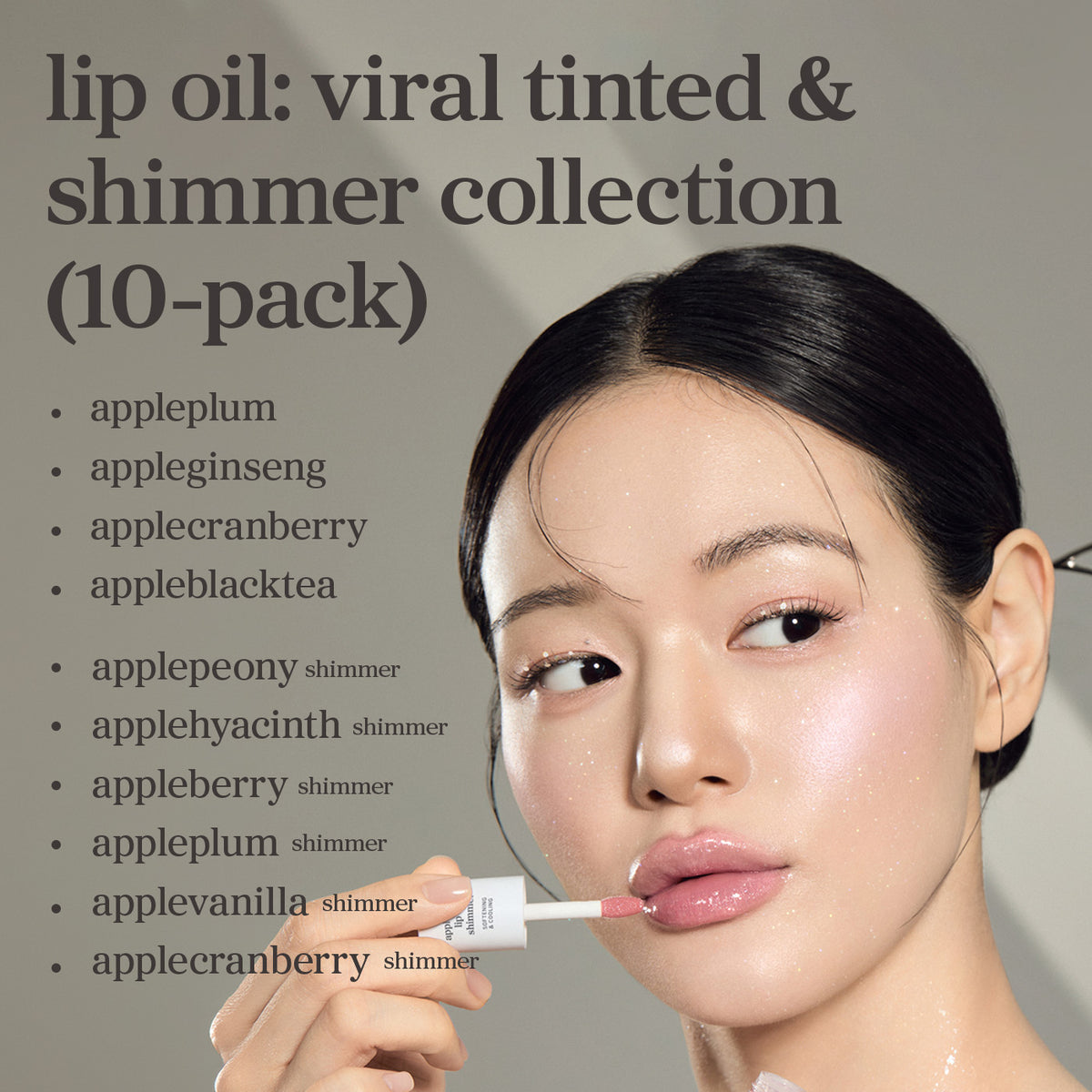 Lip Oil: Viral Tinted & Shimmer Collection (10-Pack)