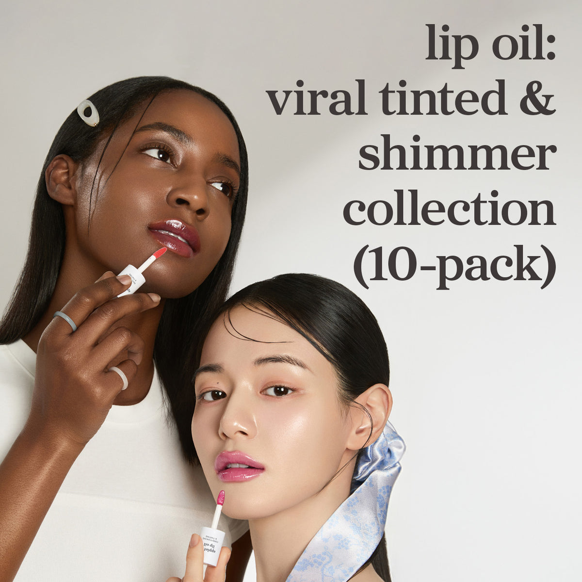 Lip Oil: Viral Tinted & Shimmer Collection (10-Pack)