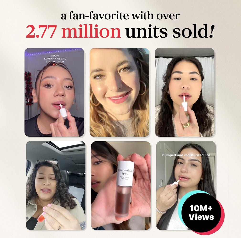 nooni appleblacktea lip oil - Nooni