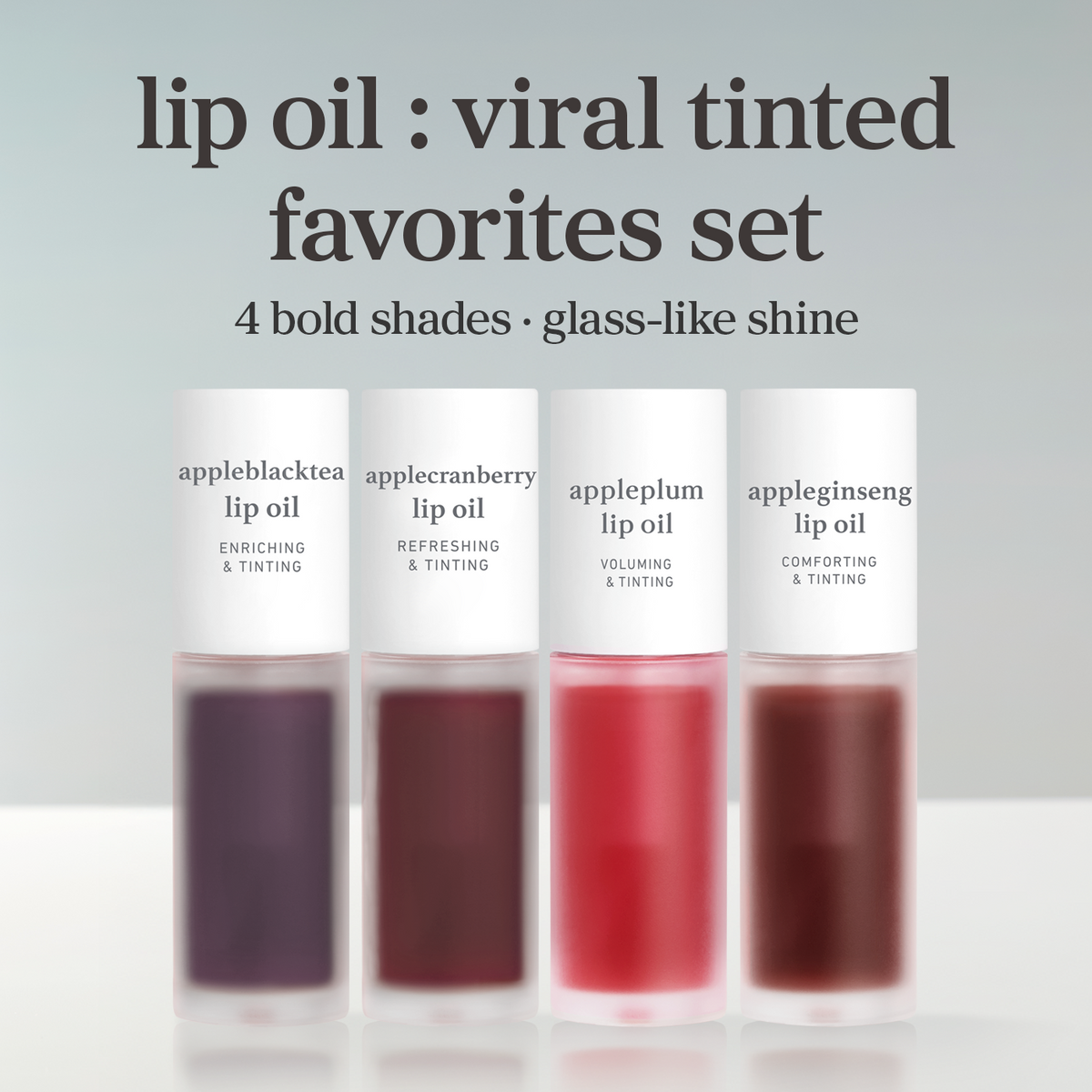 Lip Oil: Viral Tinted Favorites (4-Pack)