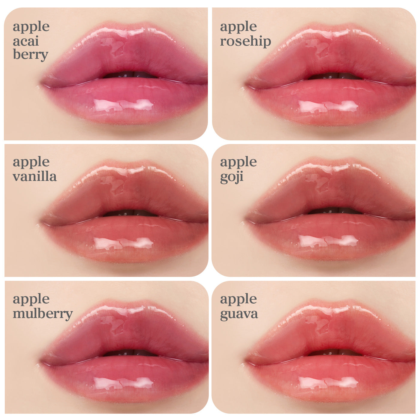Lip Oil: New Color Collection (6-Pack)