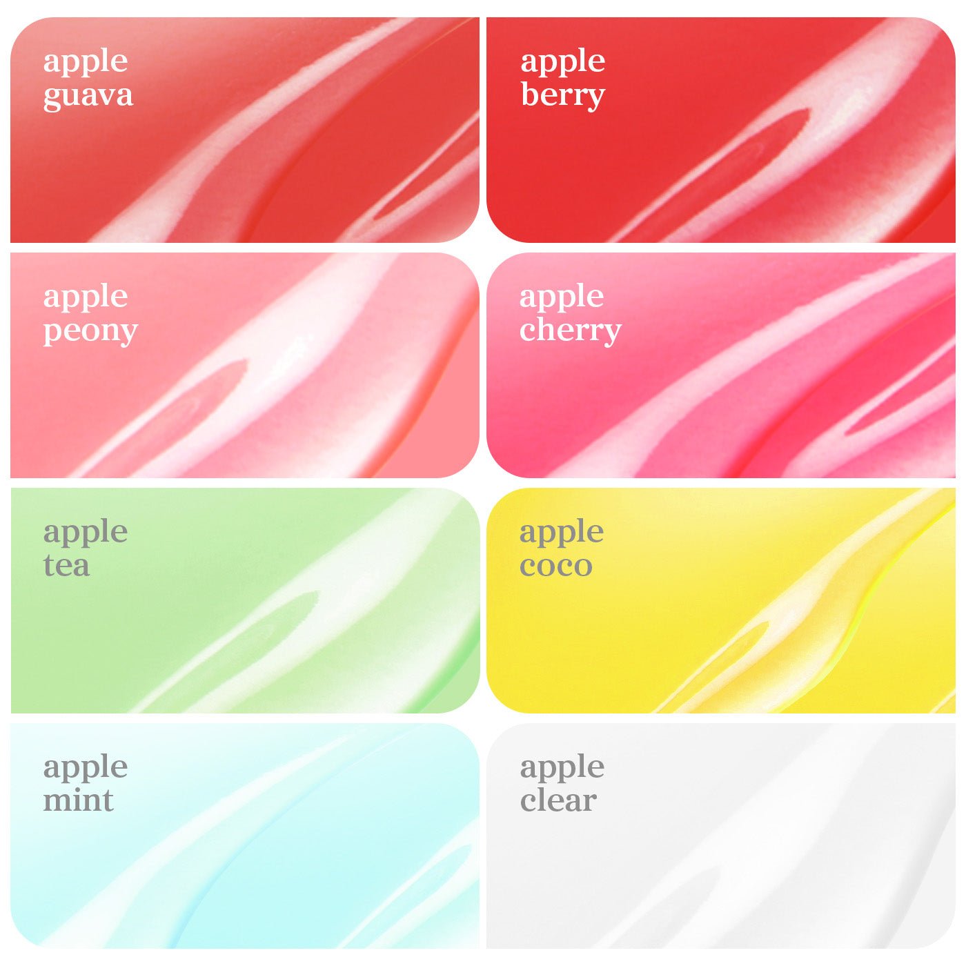 Lip Oil: Dewy Glow Set (8-Pack) - nooni