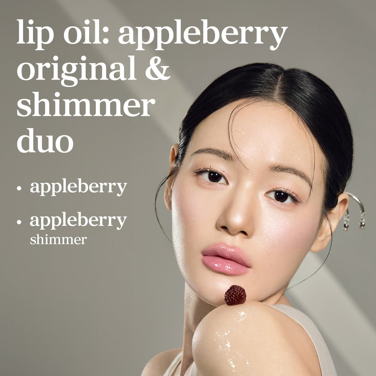 Lip Oil: Appleberry Original & Shimmer Duo - nooni