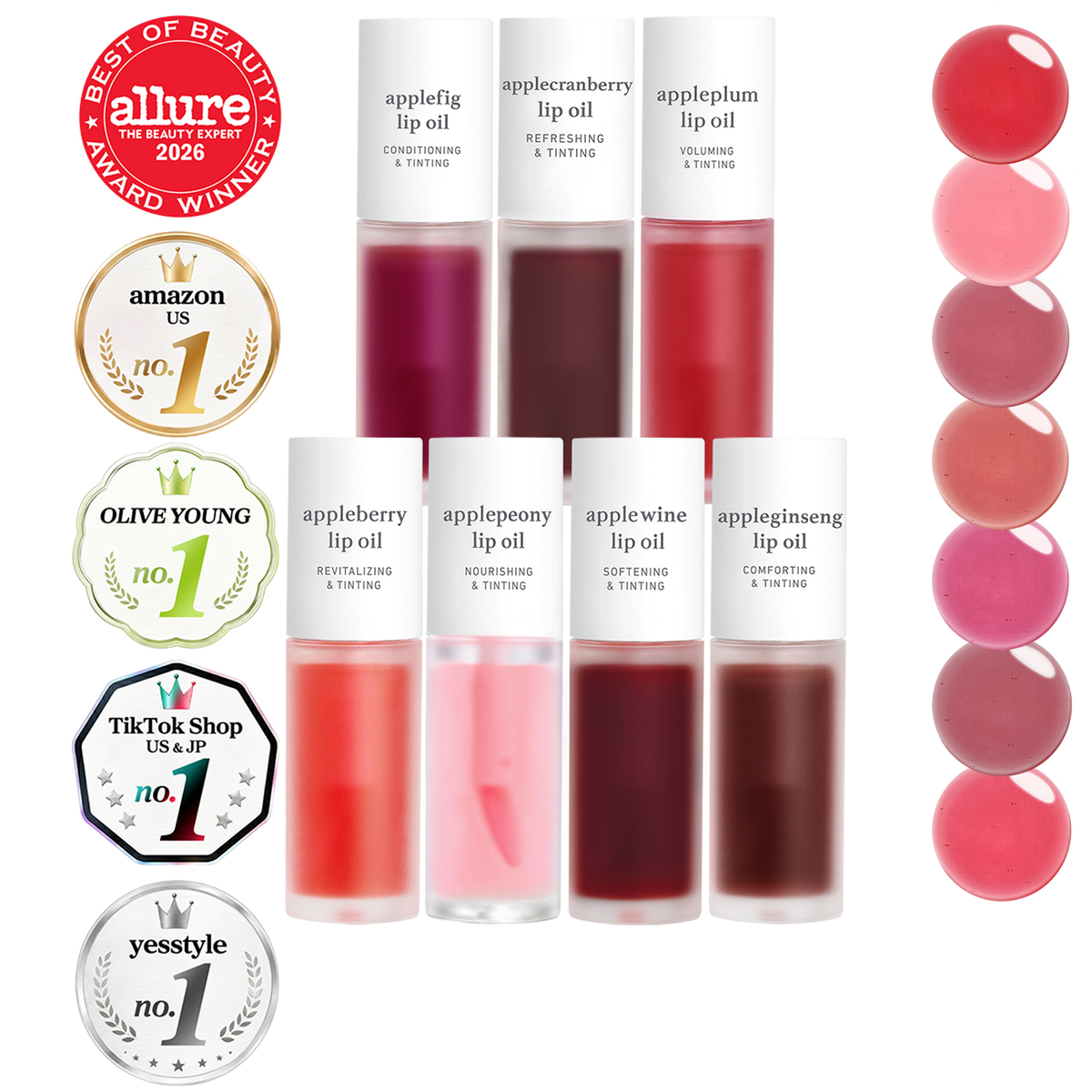 Lip Oil: Best-Seller (7-Pack)