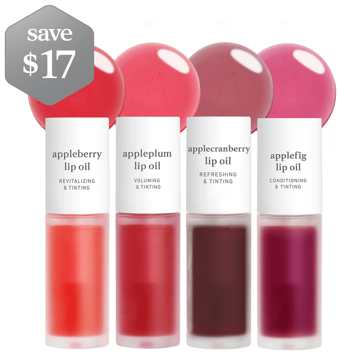 Lip Oil: Juicy Fruit (4 - Pack)