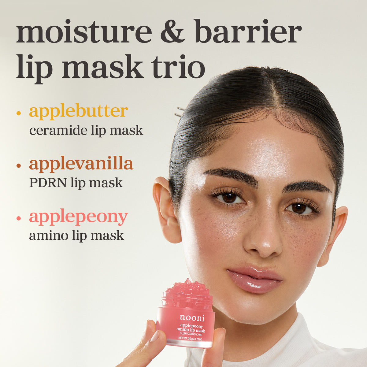 nooni Moisture & Barrier Lip Mask Trio