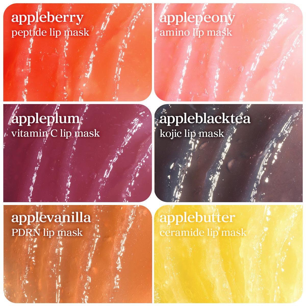 nooni Lip Mask 6-Piece Complete Collection