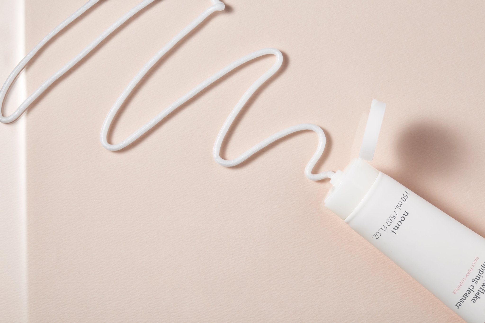 showing the cleanser being dispensed