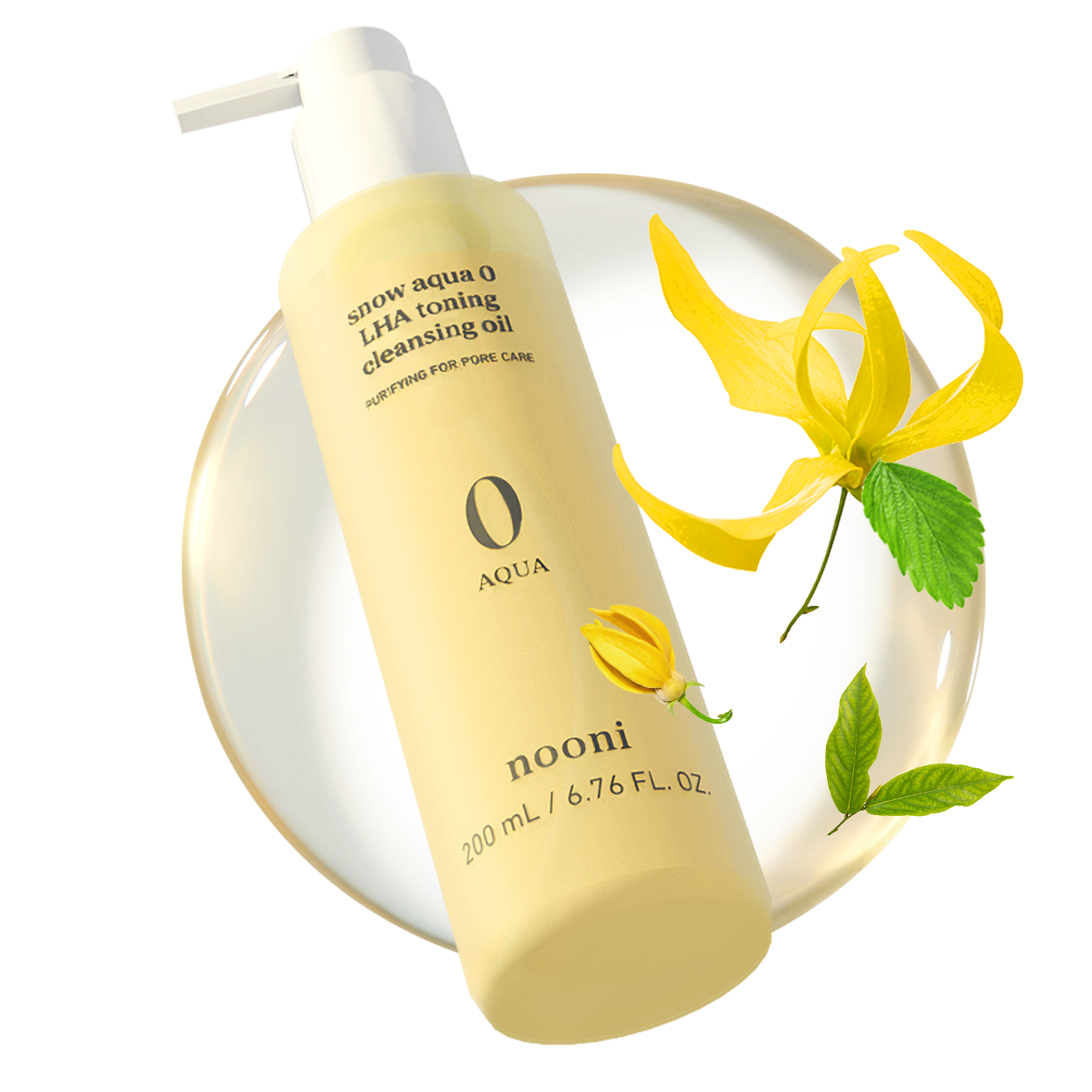 Nooni Snow Aqua 0 LHA Toning Cleansing Oil 200ml product