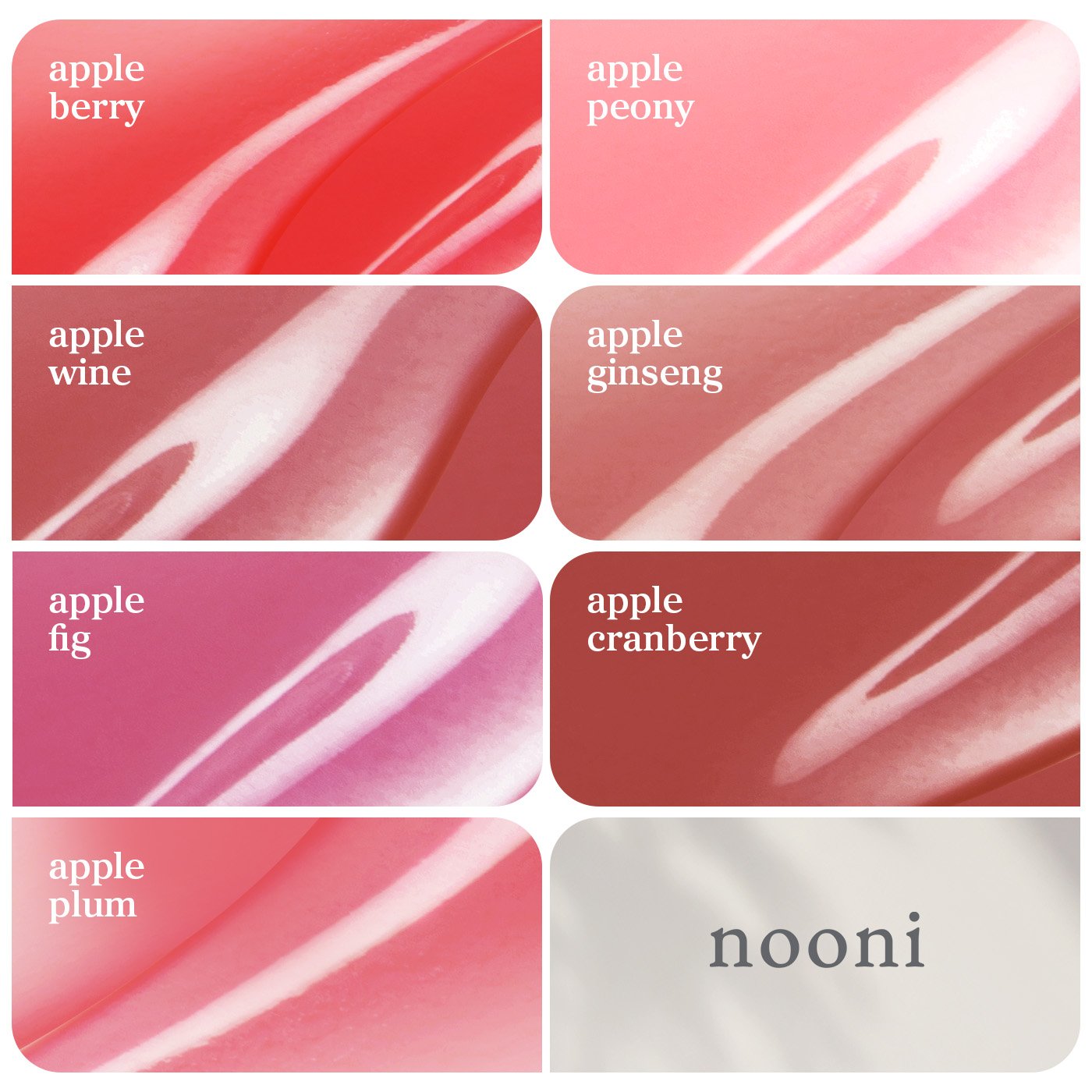 Lip Oil: Best - Seller (7 - Pack) - Nooni