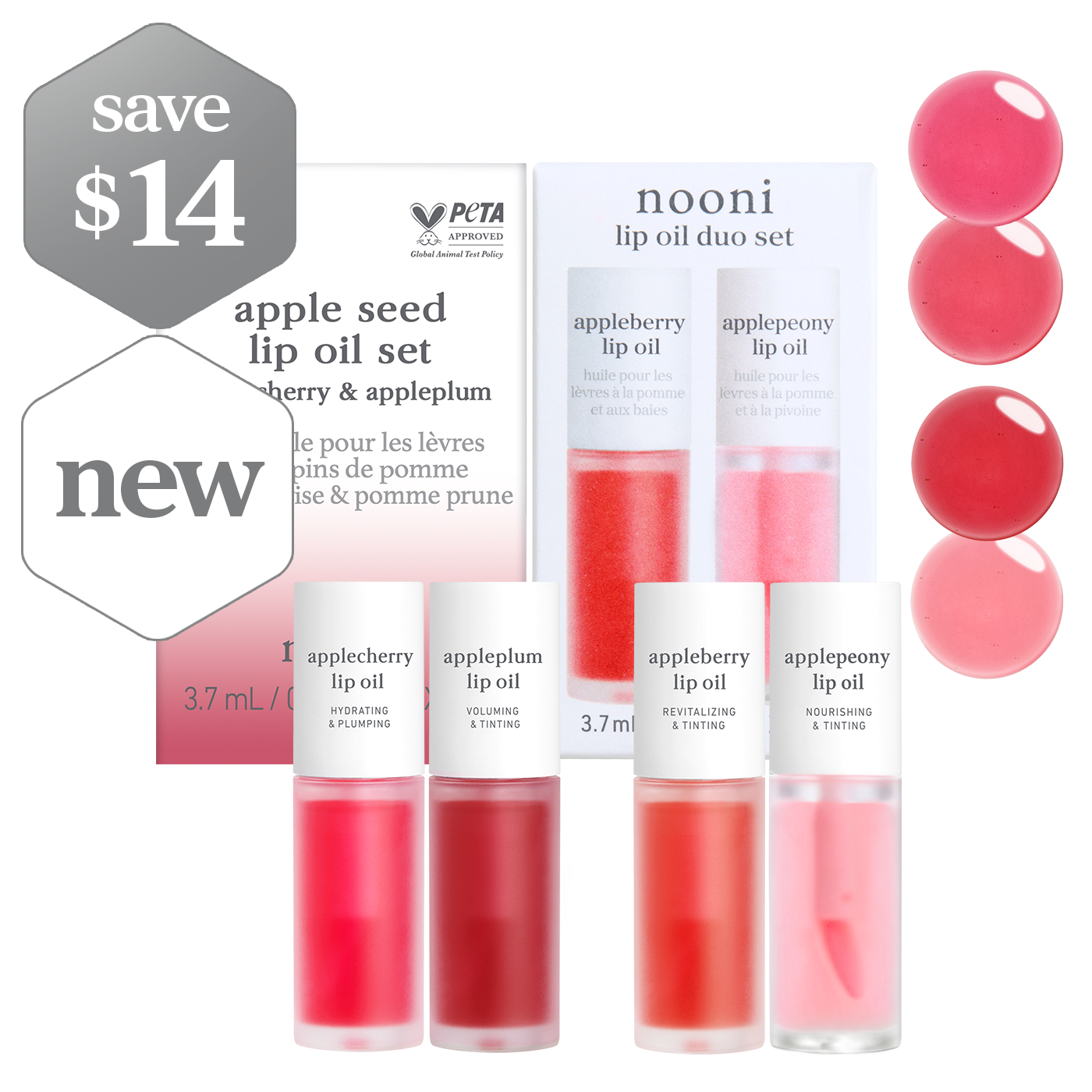 Lip Oil: Signature Duo Bundle (2 Sets)