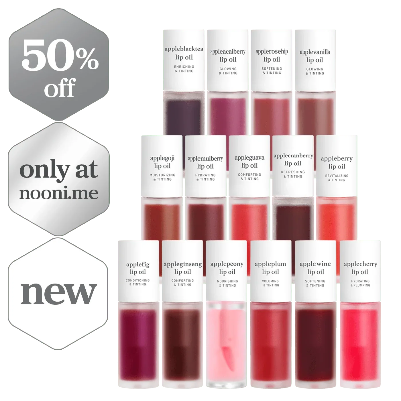 Lip Oil: Complete Color Collection (15-Pack)