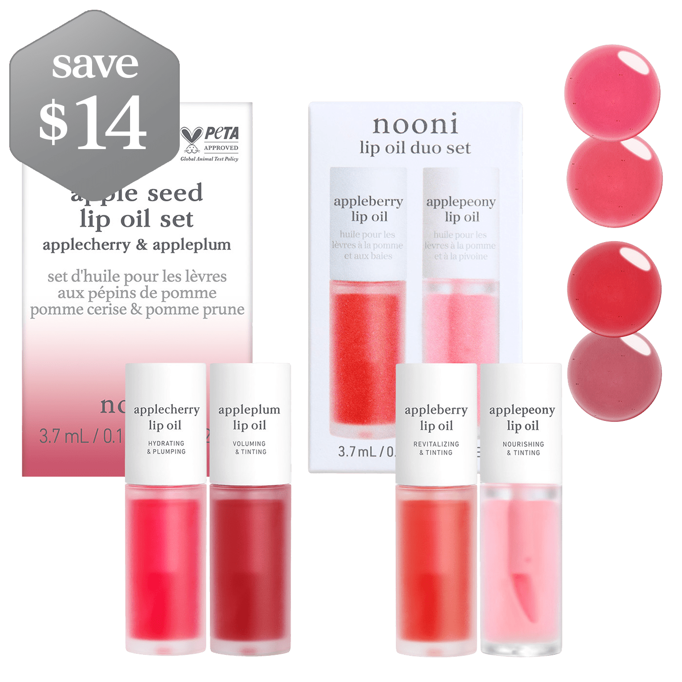 Lip Oil: Signature Duo Bundle (2 Sets)