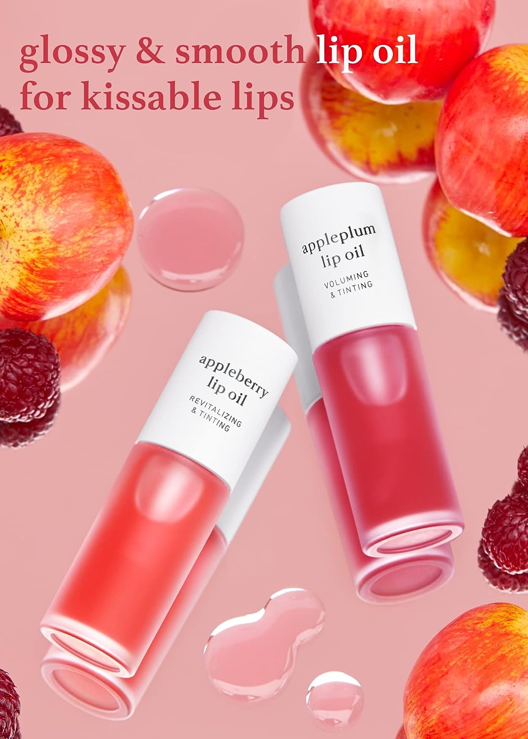 nooni lip oil duo (appleberry & appleplum) - Nooni