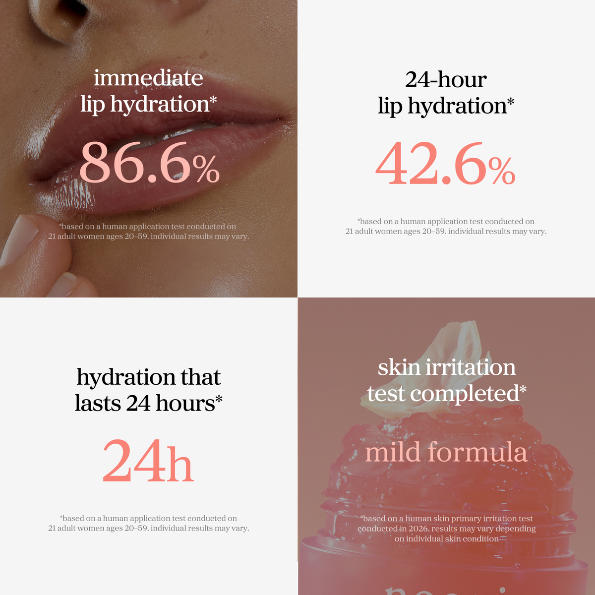 nooni applepeony amino lip mask