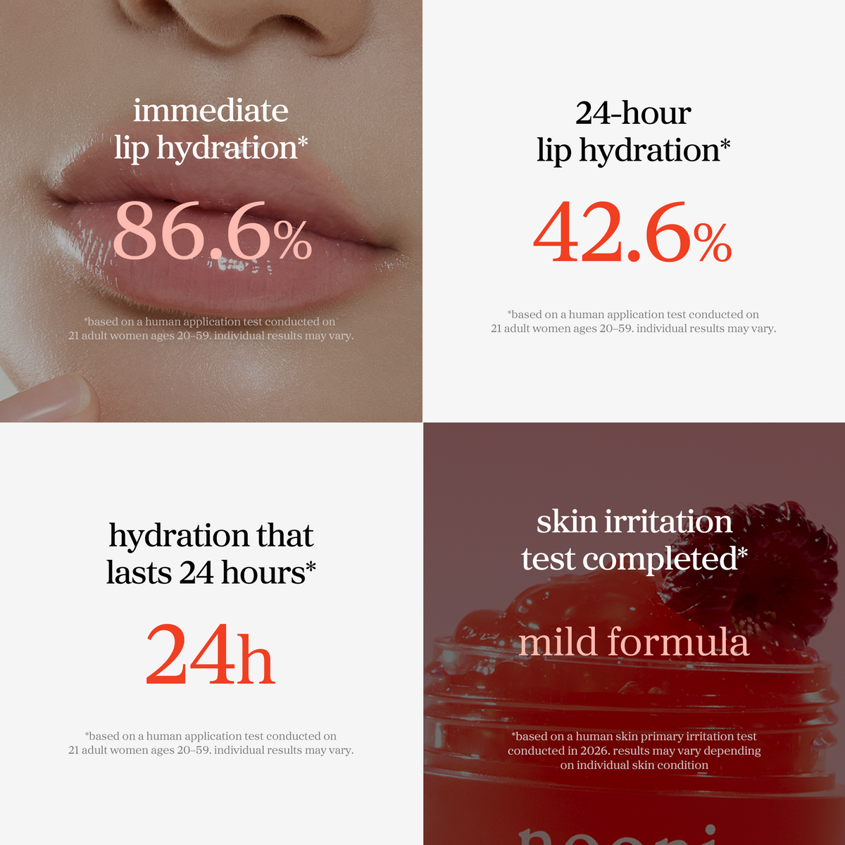 nooni appleberry peptide lip mask