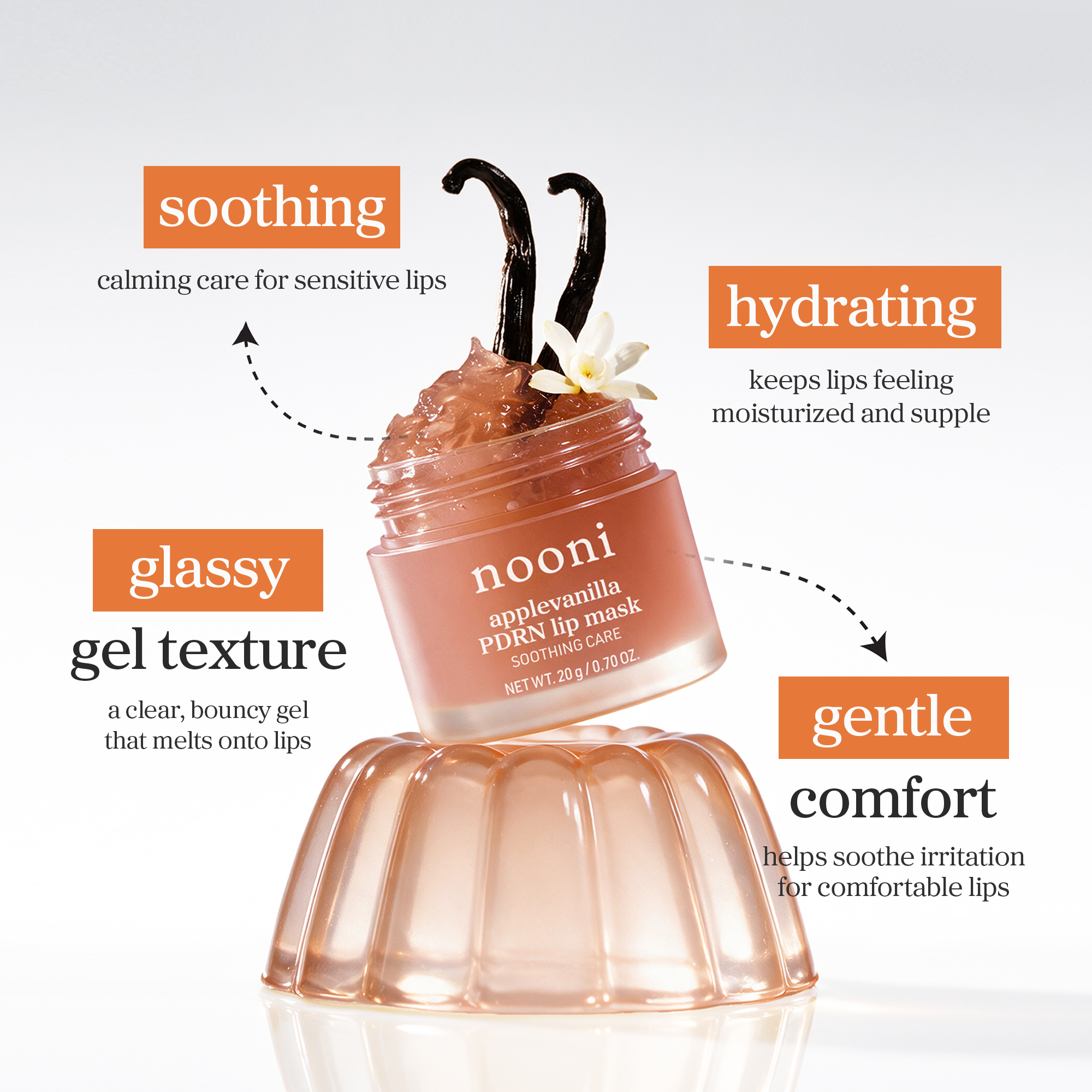 nooni applevanilla PDRN lip mask