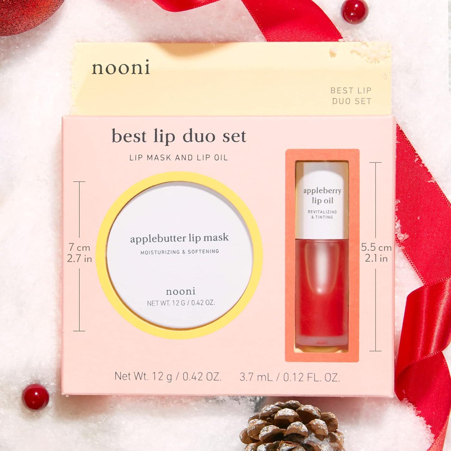 nooni Best Lip Duo (Lip Oil + Lip Butter) - Nooni