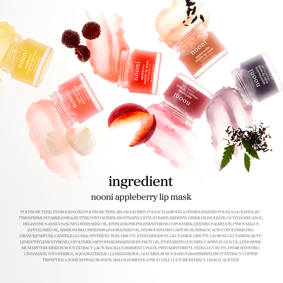 nooni appleberry peptide lip mask