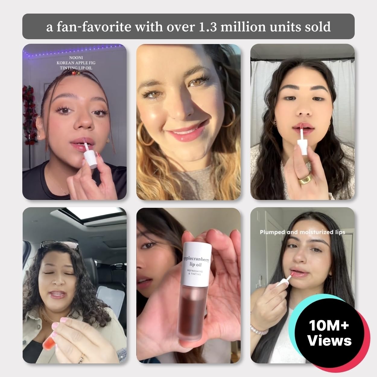 nooni Appleseed Lip Oil Trio - Nooni