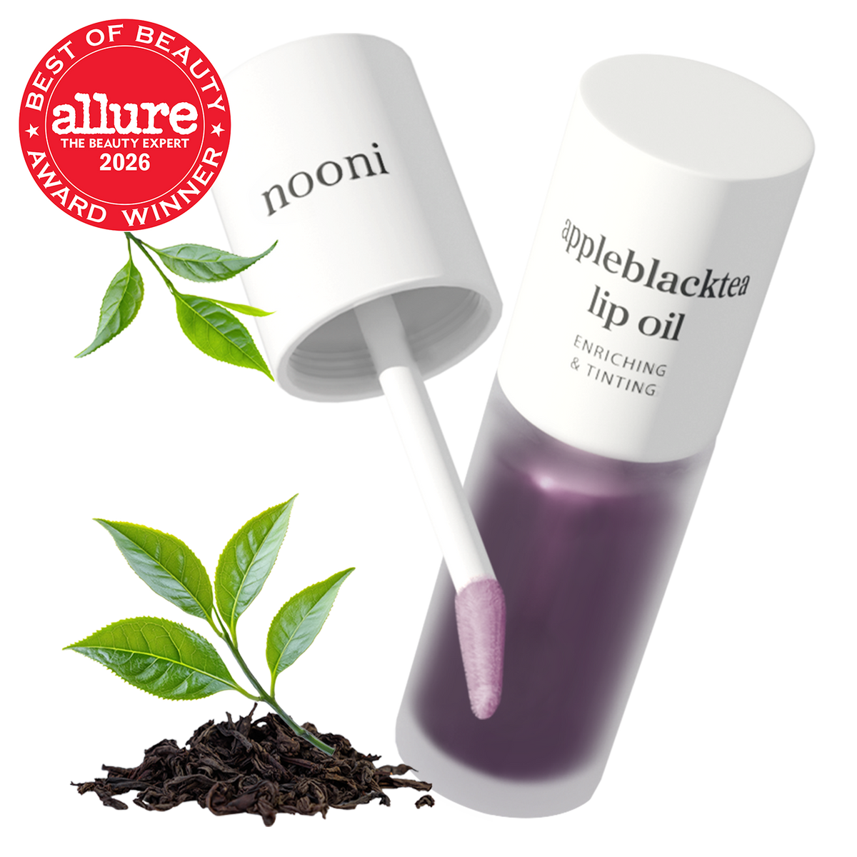 nooni appleblacktea lip oil
