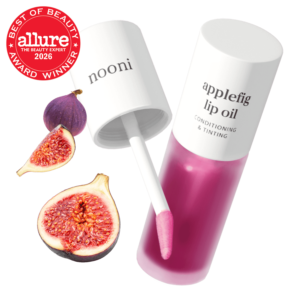 nooni applefig lip oil - nooni