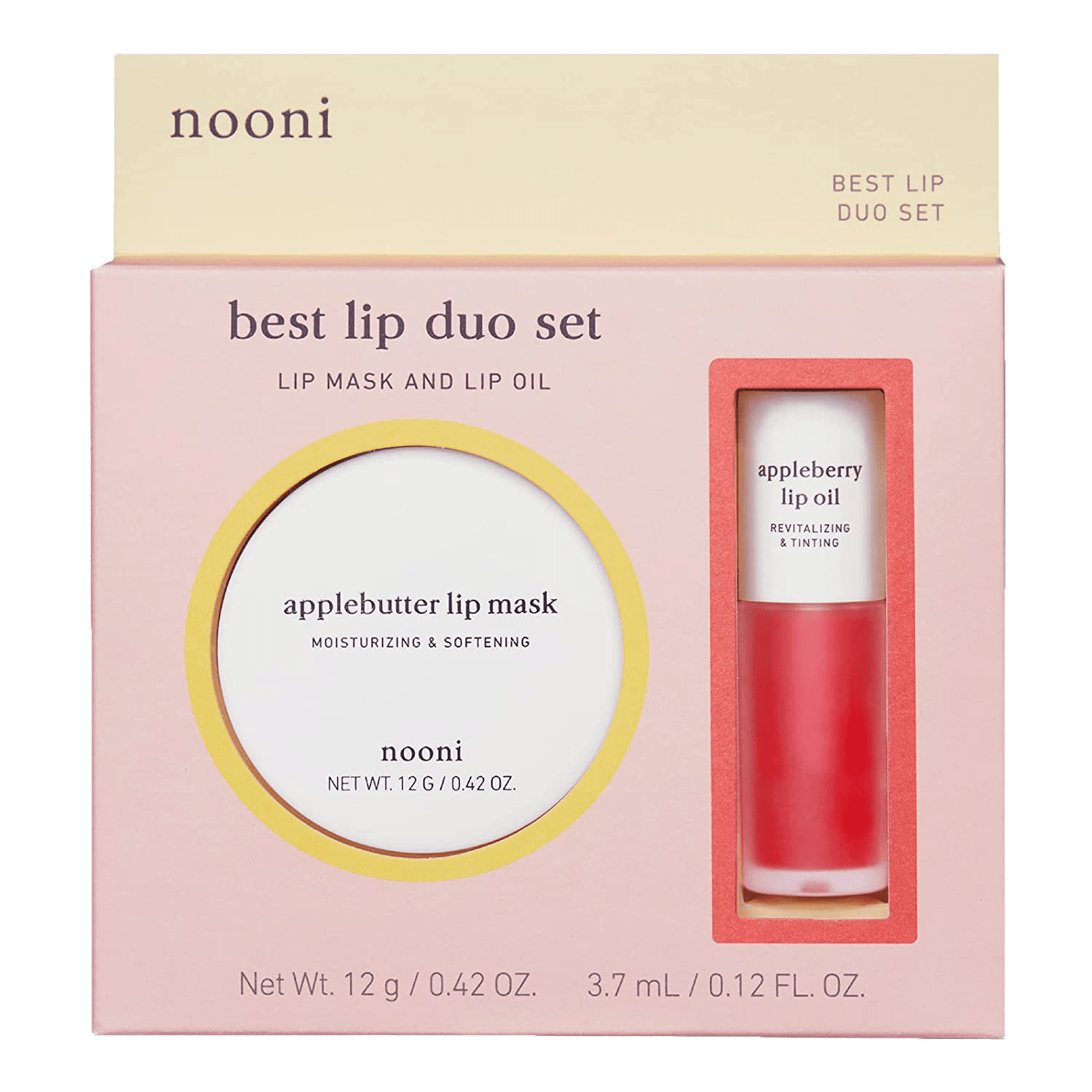 nooni Best Lip Duo (Lip Oil + Lip Butter) - Nooni