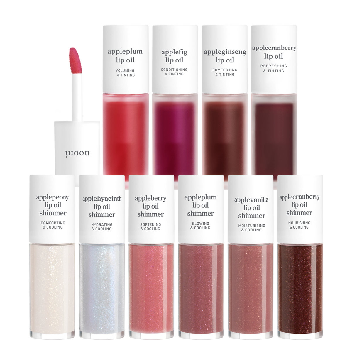Lip Oil: Radiant Tinted & Shimmer Collection (10-Pack)