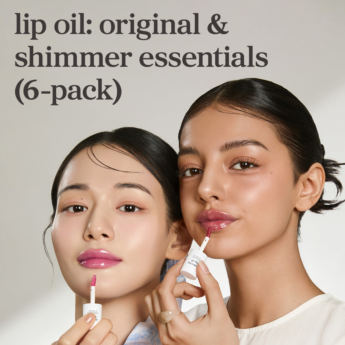 Lip Oil: Original & Shimmer Essentials (6-Pack)