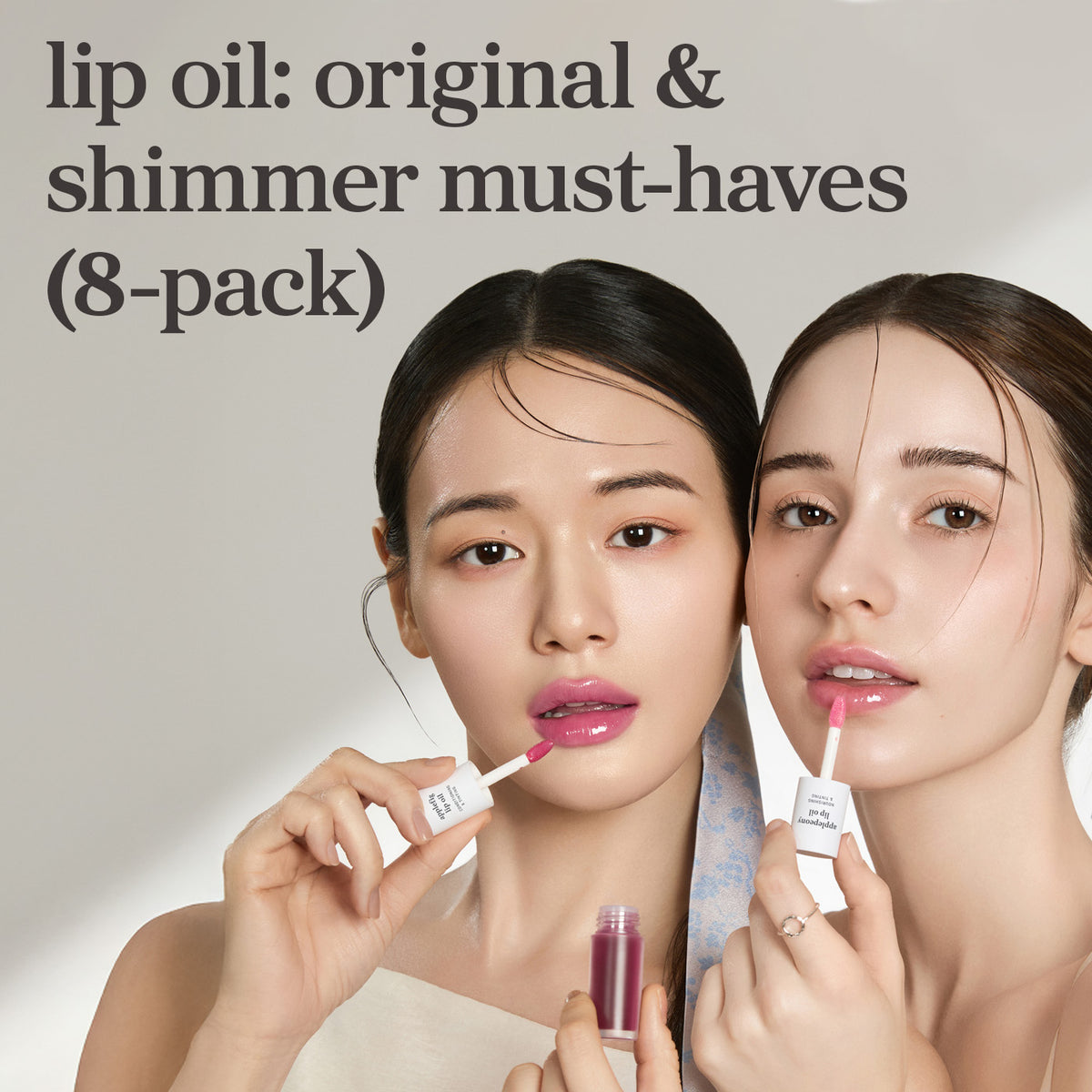 Lip Oil: Original & Shimmer Must-Haves (8-Pack)