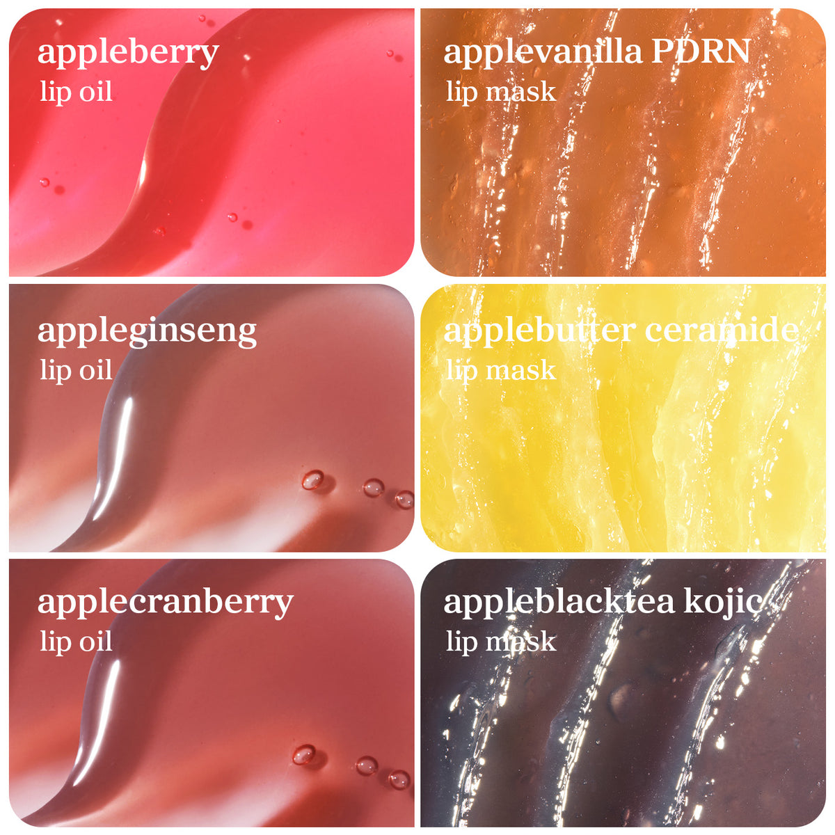 Lip Oil & Lip Mask Daily Essentials (6-Pack)