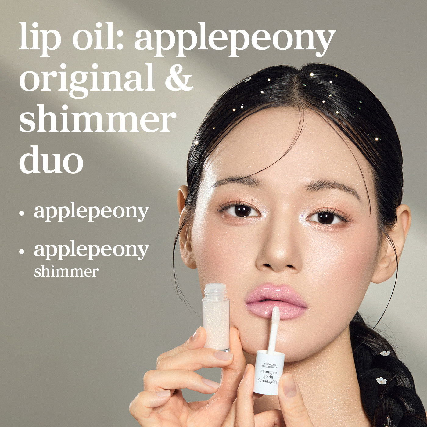 Lip Oil: Applepeony Original & Shimmer Duo
