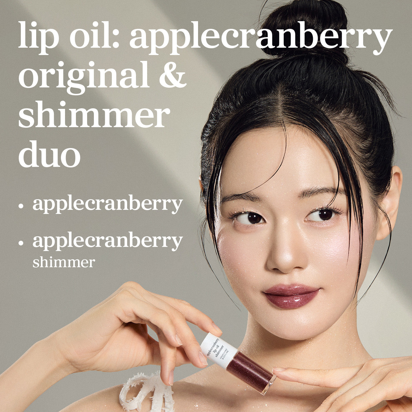 Lip Oil: Applecranberry Original & Shimmer Duo