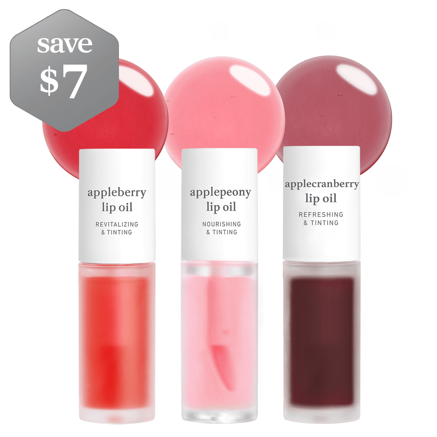 Lip Oil: Best - Seller Trio (3 - Pack) - Nooni