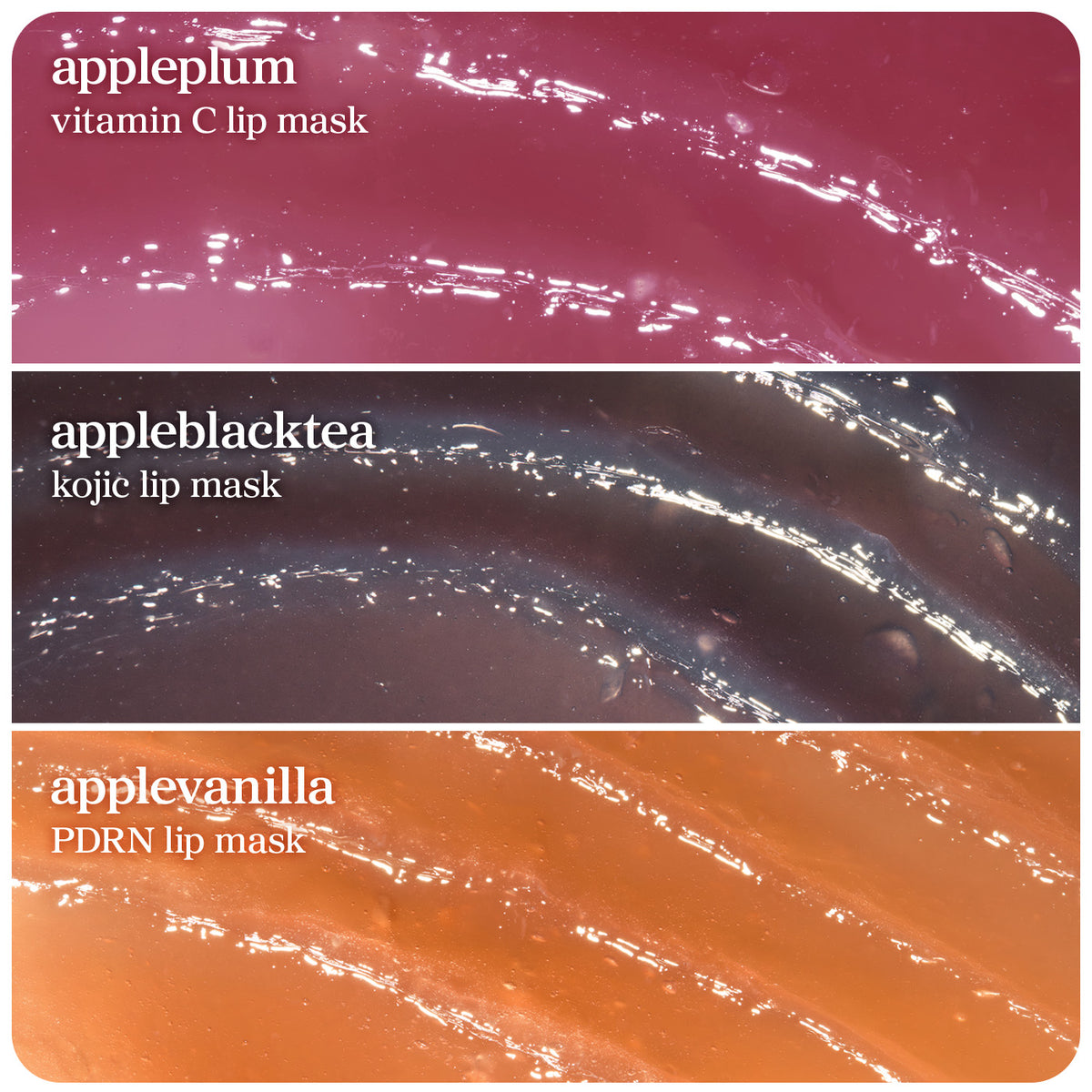 NOONI Bright & Smooth Lip Mask Trio