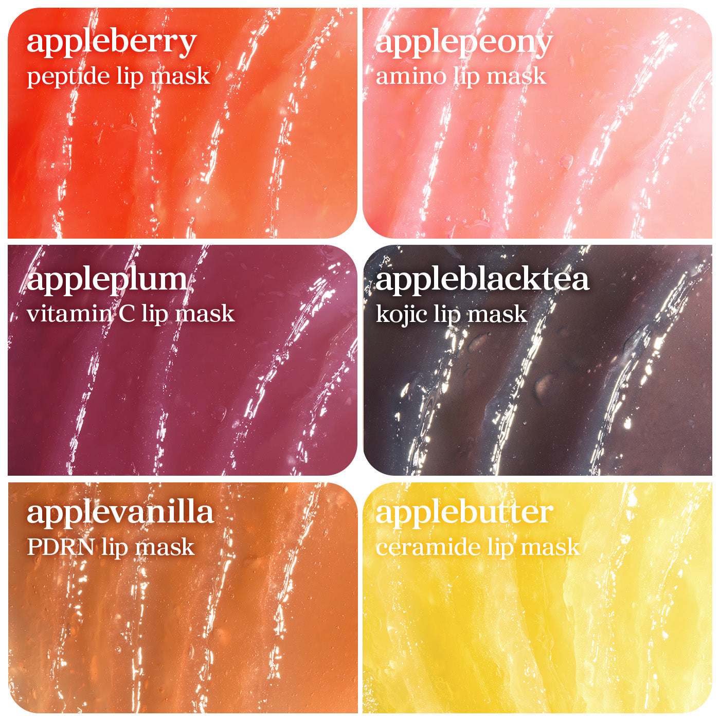 nooni Lip Mask 6-Piece Complete Collection