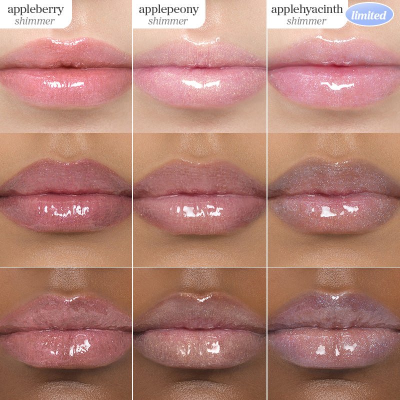 nooni appleberry lip oil shimmer - nooni